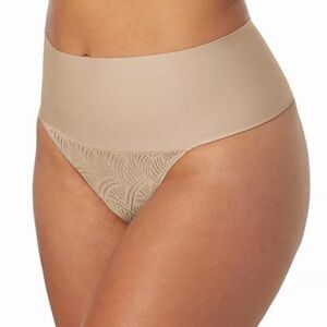 Maidenform Tame Your Tummy Shaping Thong size SMALL in Beige